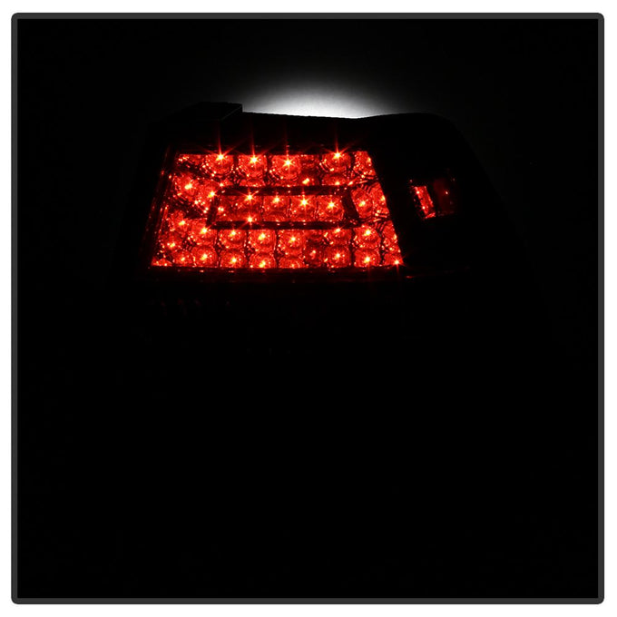 Black LED Tail Lights <br>99-04 Volkswagen Jetta