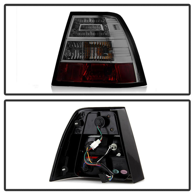 Smoke LED Tail Lights <br>99-04 Volkswagen Jetta