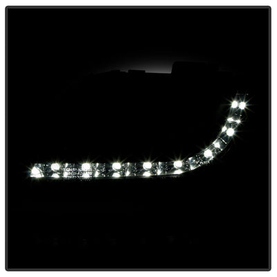 DRL Black Projector Headlights <br>06-08 Audi A3 A3 Quattro