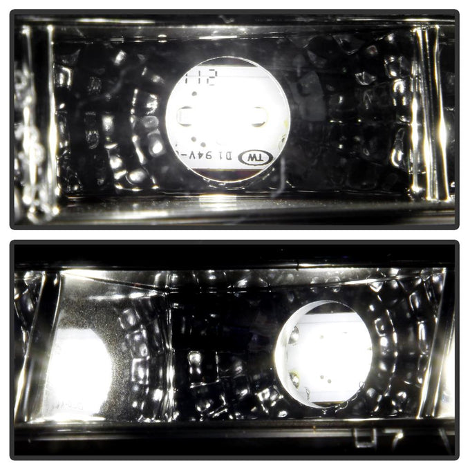 DRL Black Projector Headlights <br>06-08 Audi A3 A3 Quattro