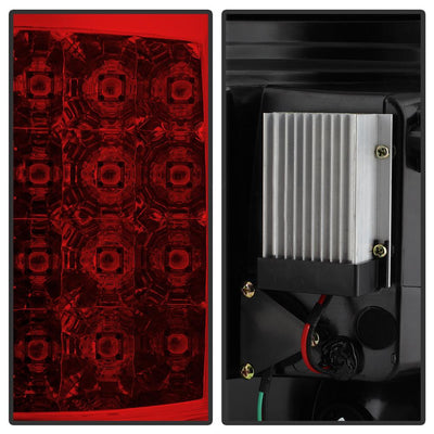 Red Clear LED Tail Lights <br>09-14 Ford F-150
