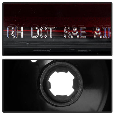 Black LED Tail Lights <br>04-05 Honda Civic