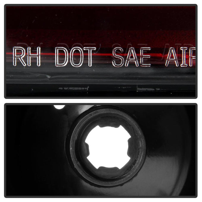 Black LED Tail Lights <br>04-05 Honda Civic