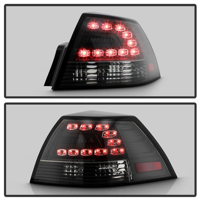Black LED Tail Lights <br>08-09 Pontiac G8