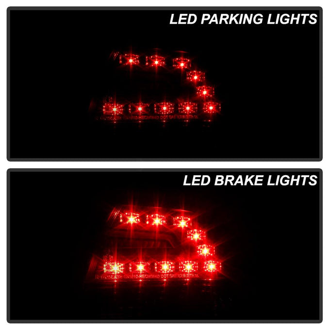 Black LED Tail Lights <br>08-09 Pontiac G8