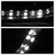 DRL Black Projector Headlights <br>06-08 Audi A4 A4 Quattro