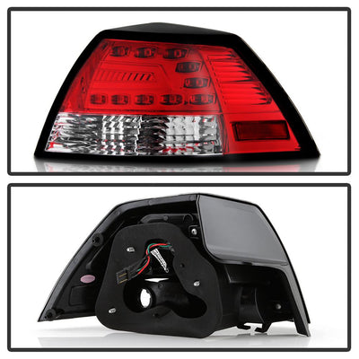 Red Clear LED Tail Lights <br>08-09 Pontiac G8