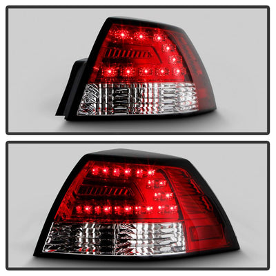 Red Clear LED Tail Lights <br>08-09 Pontiac G8