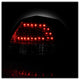 Red Clear LED Tail Lights <br>08-09 Pontiac G8