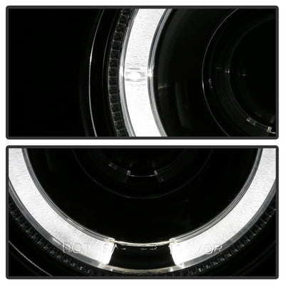 LED Halo Chrome Projector Headlights <br>89-94 BMW 525i, 530i, 540i, 535i, 735i