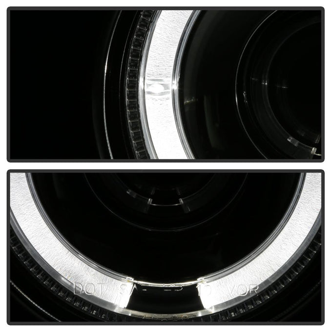 LED Halo Chrome Projector Headlights <br>89-94 BMW 525i, 530i, 540i, 535i, 735i