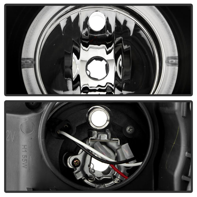 LED Halo Black Projector Headlights <br>99-01 BMW 740i 740iL 750iL