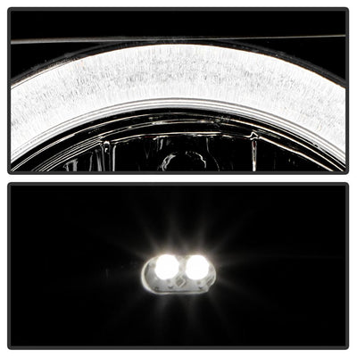 LED Halo Black Projector Headlights <br>99-01 BMW 740i 740iL 750iL