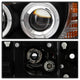 LED Halo Black Projector Headlights <br>08-11 BMW 128i 135i 11 BMW 1 Series M