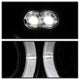 LED Halo Black Projector Headlights <br>08-11 BMW 128i 135i 11 BMW 1 Series M