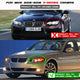 LED Halo Chrome Eyebrow Bulb Projector Headlights <br>06-08 BMW 3-Series