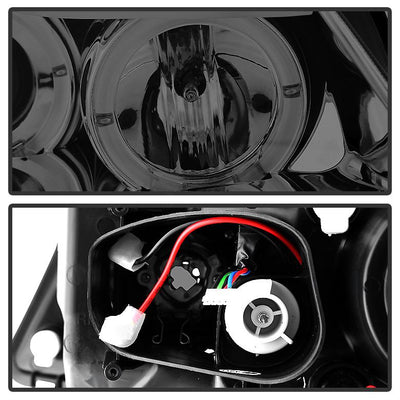 LED Halo Smoke Eyebrow Bulb Projector Headlights <br>06-08 BMW 3-Series