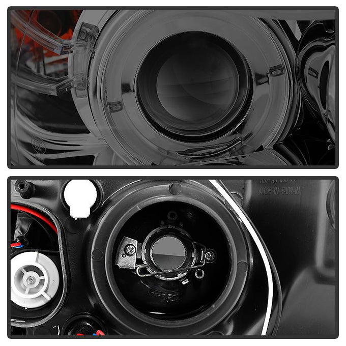 LED Halo Smoke Eyebrow Bulb Projector Headlights <br>06-08 BMW 3-Series