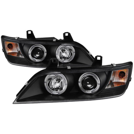 LED Halo Black Projector Headlights <br>96-02 BMW Z3