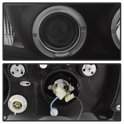 LED Halo Black Projector Headlights <br>96-02 BMW Z3
