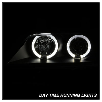 LED Halo Black Projector Headlights <br>96-02 BMW Z3