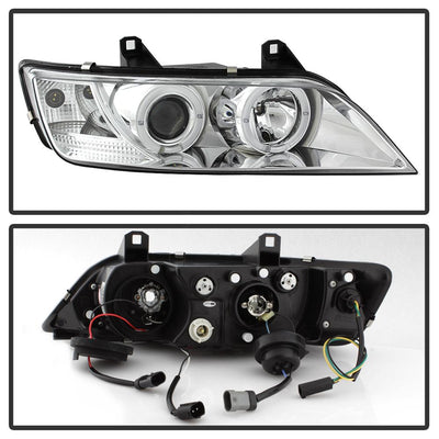 LED Halo Chrome Projector Headlights <br>96-02 BMW Z3