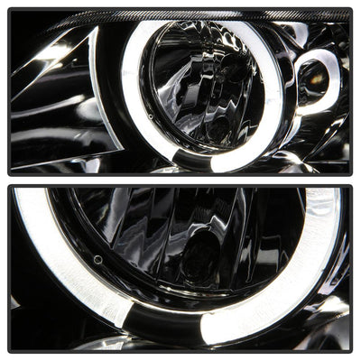 LED Halo Chrome Projector Headlights <br>96-02 BMW Z3
