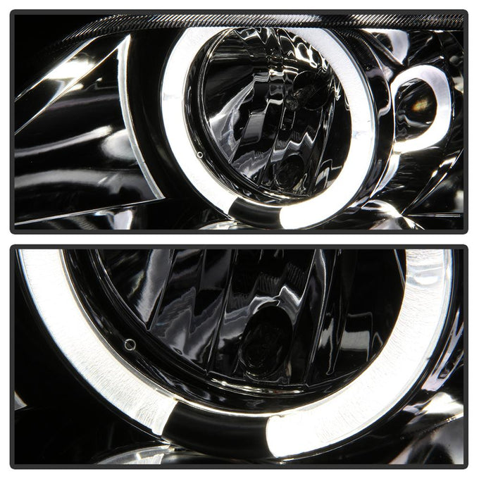 LED Halo Chrome Projector Headlights <br>96-02 BMW Z3