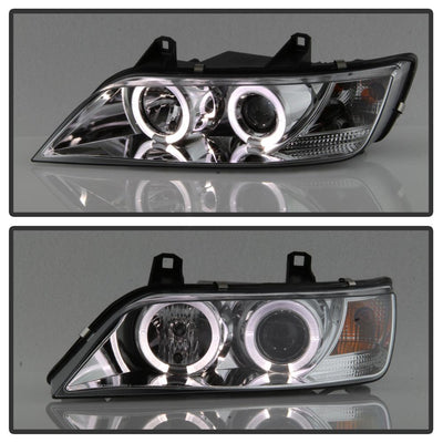 LED Halo Chrome Projector Headlights <br>96-02 BMW Z3