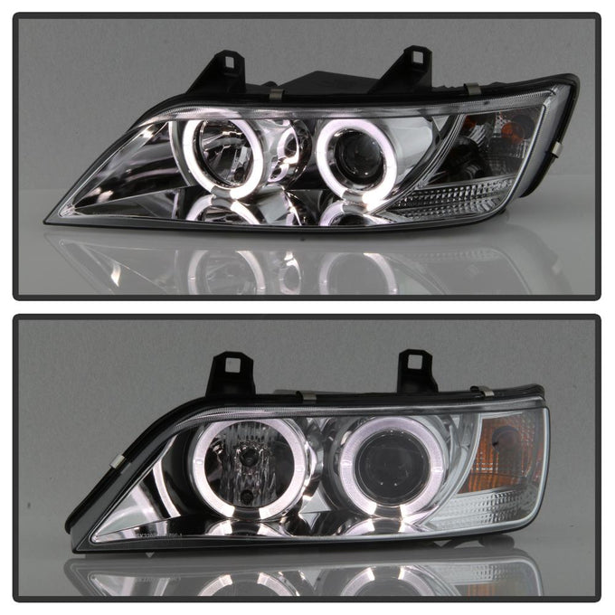LED Halo Chrome Projector Headlights <br>96-02 BMW Z3