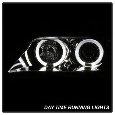 LED Halo Chrome Projector Headlights <br>96-02 BMW Z3