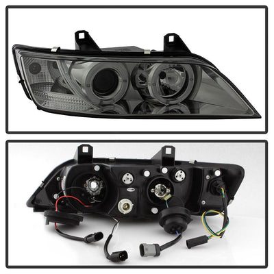 LED Halo Smoke Projector Headlights <br>96-02 BMW Z3