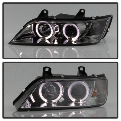 LED Halo Smoke Projector Headlights <br>96-02 BMW Z3