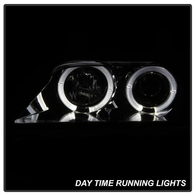 LED Halo Smoke Projector Headlights <br>96-02 BMW Z3