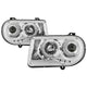 LED Halo Chrome Projector Headlights <br>05-10 Chrysler 300