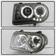 LED Halo Smoke Projector Headlights <br>05-10 Chrysler 300