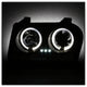 LED Halo Black Projector Headlights <br>05-08 Chrysler 300