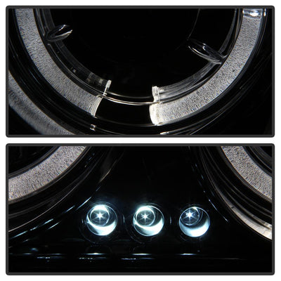 LED Halo Smoke Projector Headlights <br>05-08 Chrysler 300
