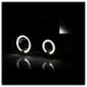 LED Halo Black Projector Headlights <br>95-05 Chevrolet Astro 95-05 GMC Safari