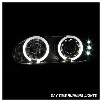 LED Halo Black Projector Headlights <br>98-02 Chevrolet Camaro