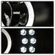 LED Halo Black Projector Headlights <br>95-99 Chevrolet Cavalier