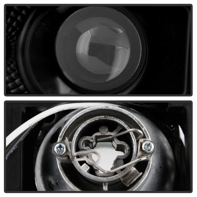 Black Projector Headlights <br>88-99 Chevy C/K-Series/ Suburban, Tahoe Yukon