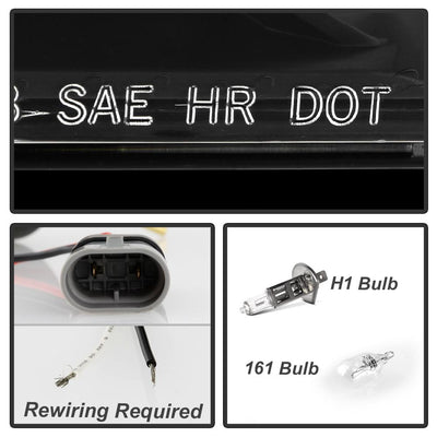 Black Projector Headlights <br>88-99 Chevy C/K-Series/ Suburban, Tahoe Yukon