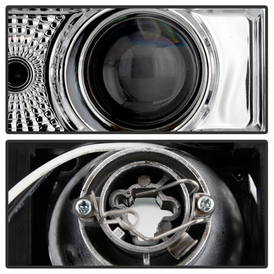 Chrome Projector Headlights <br>88-99 Chevy C/K-Series/ Suburban, Tahoe Yukon