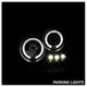 LED Halo Black Projector Headlights <br>99-06 GMC Sierra 1500-3500, Yukon