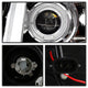 LED Halo Chrome Projector Headlights <br>07-13 Chevy Silverado 1500, 2500 HD, 3500 HD