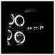 LED Halo Chrome Projector Headlights <br>07-13 Chevy Silverado 1500, 2500 HD, 3500 HD