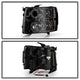 LED Halo Smoke Projector Headlights <br>07-13 Chevy Silverado 1500, 2500 HD, 3500 HD