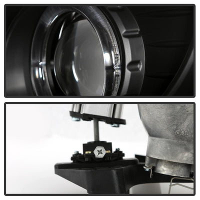 LED Halo Black Projector Headlights <br>98-05 Chevrolet Blazer 98-04 Chevrolet S10