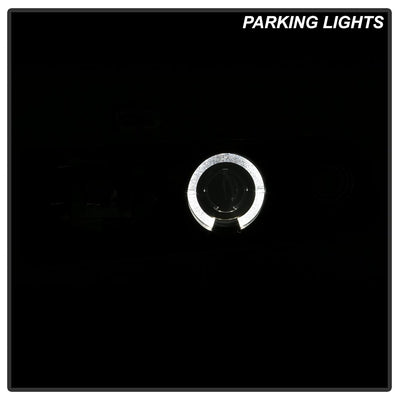 LED Halo Black Projector Headlights <br>98-05 Chevrolet Blazer 98-04 Chevrolet S10